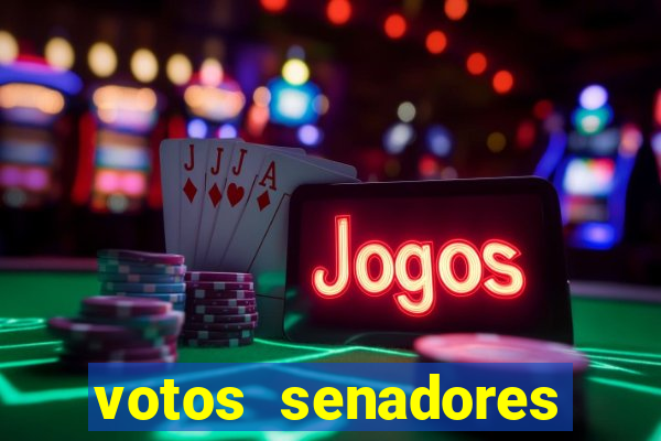votos senadores impeachment moraes